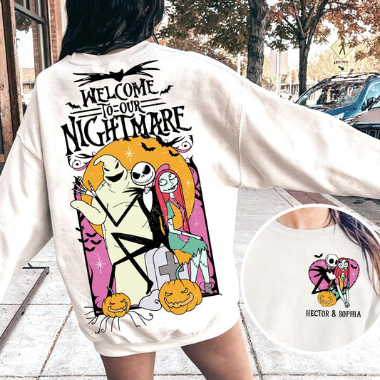 Welcome To Our NightMare - Personalized Nightmare All Over Shirt