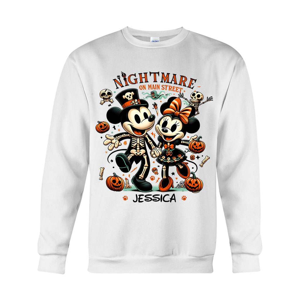 Nightmare On Main Street - Personalized Mouse T-shirt And Hoodie