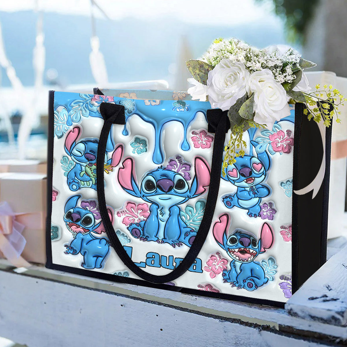 Ohana Means Family - Personalized Ohana Canvas Tote Bag
