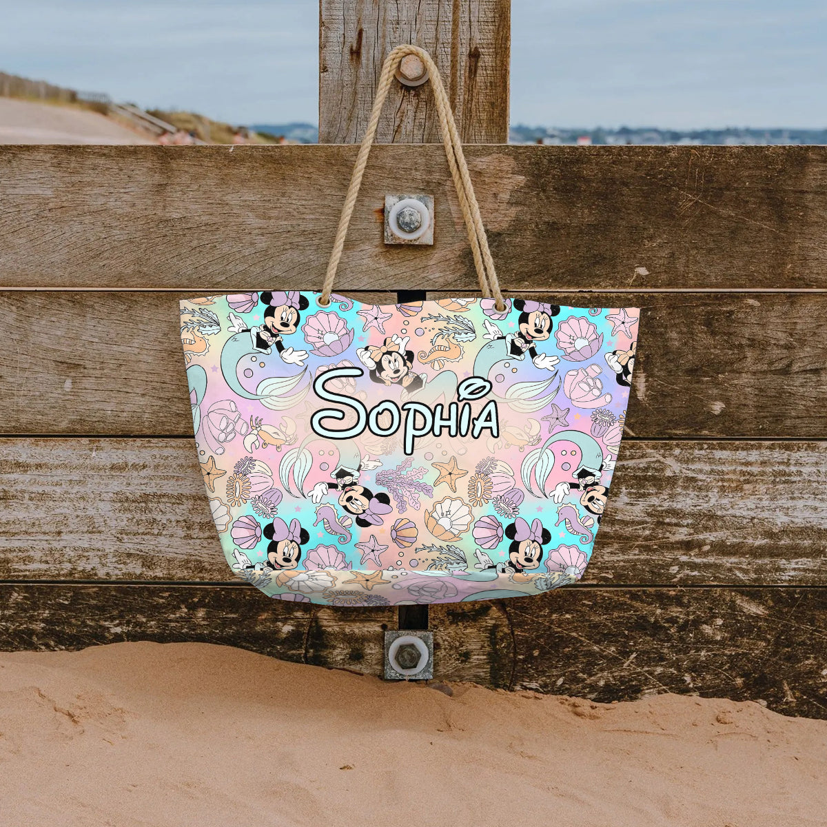 Summer Magical - Personalized Mouse Beach Bag