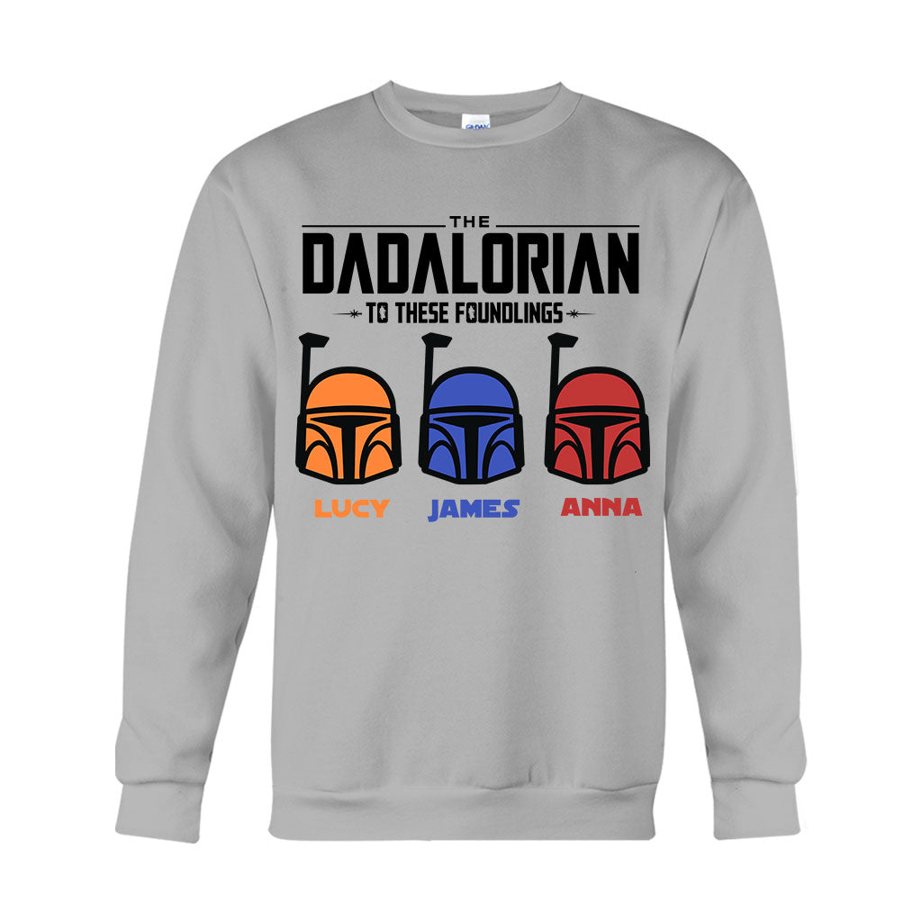 The Dadalorian Mamalorian To These Foundlings - Personalized The Force T-shirt And Hoodie