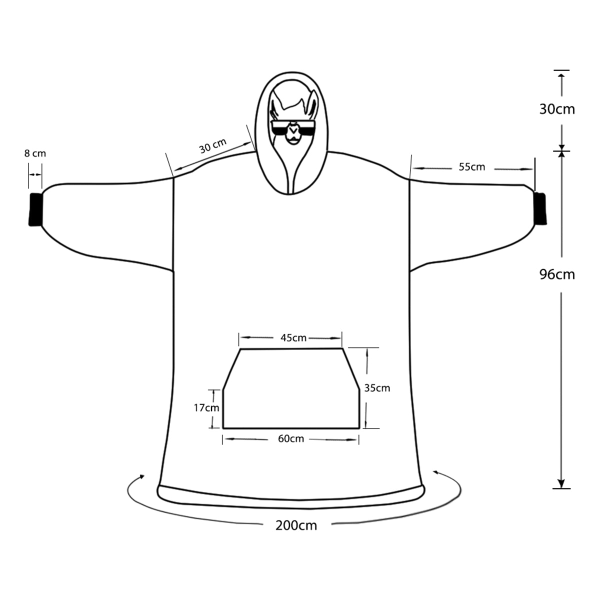 Let's Oogie Boogie - Personalized Blanket Hoodie