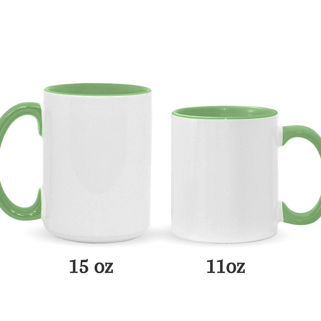 Don't Panic It's Organic - Personalized Weed Accent Mug