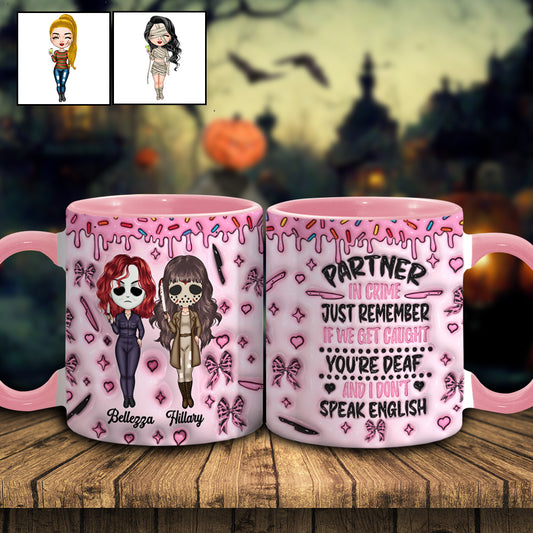 Partner In Crime - Personalized Accent Mug