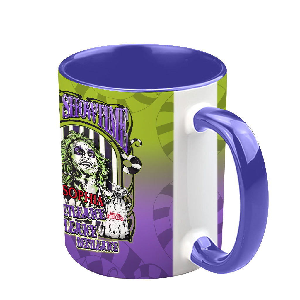 Never Trust The Living - Personalized Accent Mug