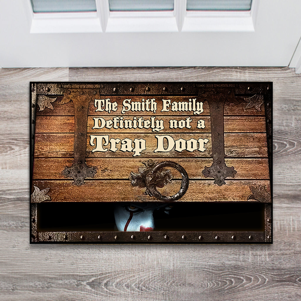 Not A Trap Door - Personalized Doormat
