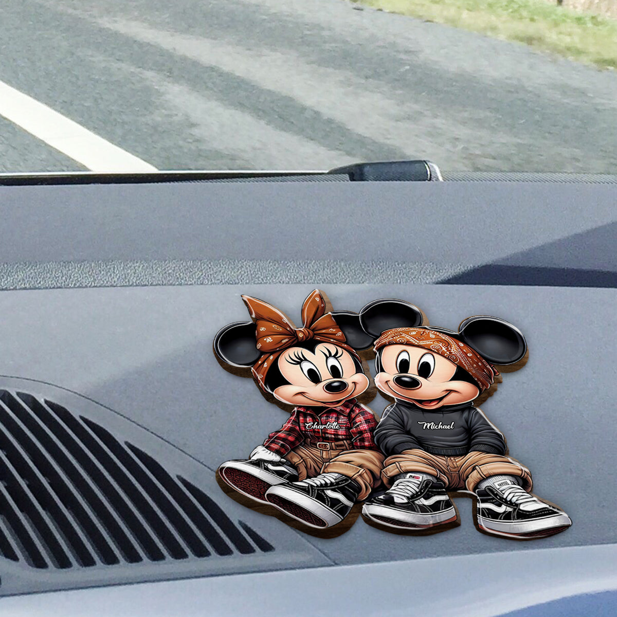 Chiano Mouse - Personalized Mouse Shaped Car Visor Clip