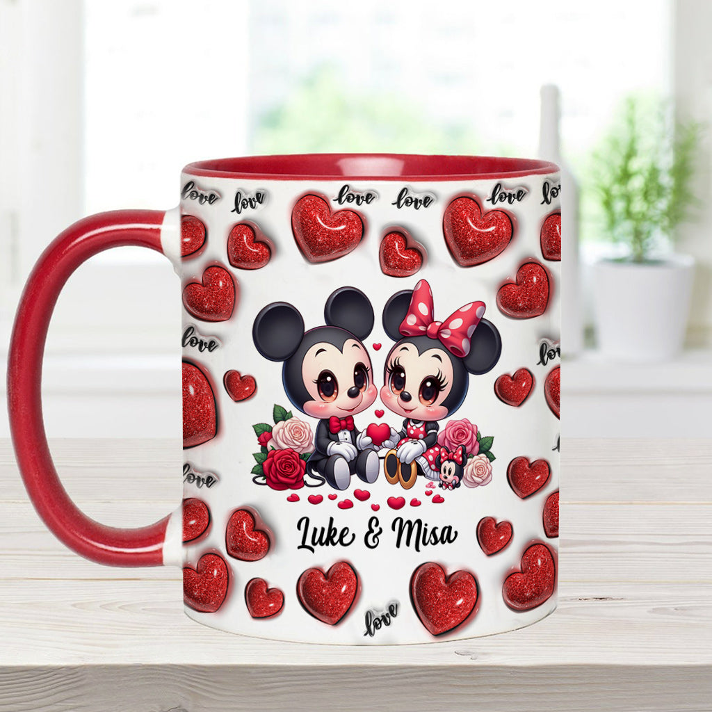 Couple Old School Chola - Personalized Mouse Accent Mug