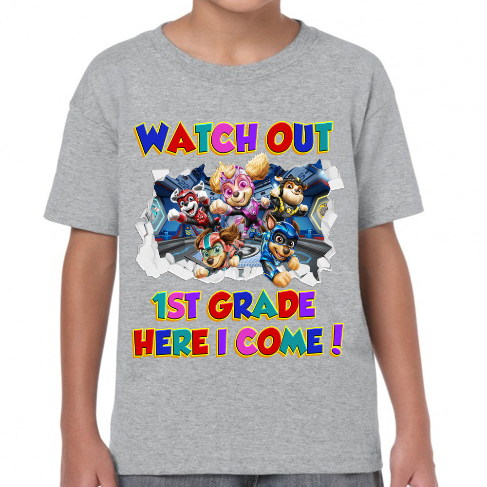 Watch Out Here I Come - Personalized Kid Kid T-Shirt