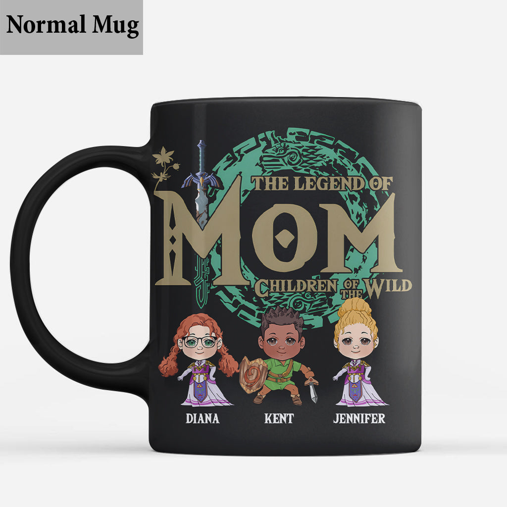 The Legend Of Mom Dad - Personalized The Hero's Legend Mug