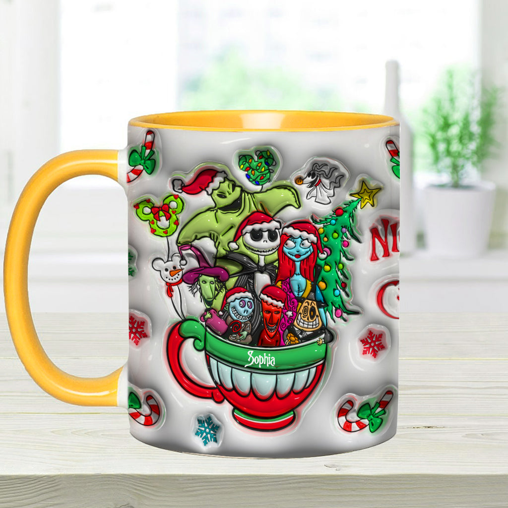 Merry Grinchmas - Personalized Nightmare Accent Mug