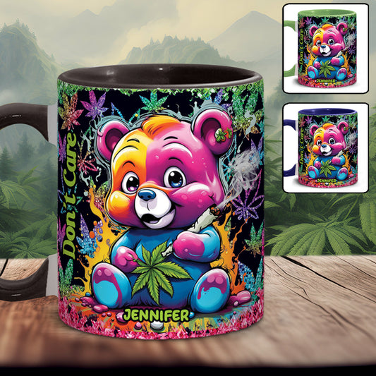 Don't Care Bear - Personalized Weed Accent Mug