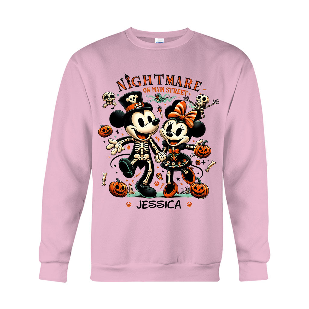 Nightmare On Main Street - Personalized Mouse T-shirt And Hoodie