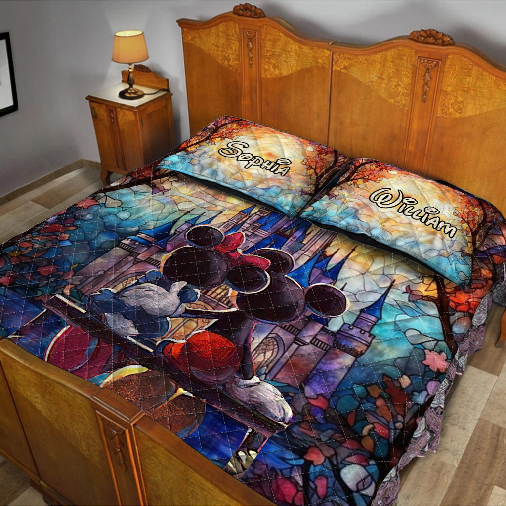 You & Me We Got This - Personalized Mouse Quilt Set
