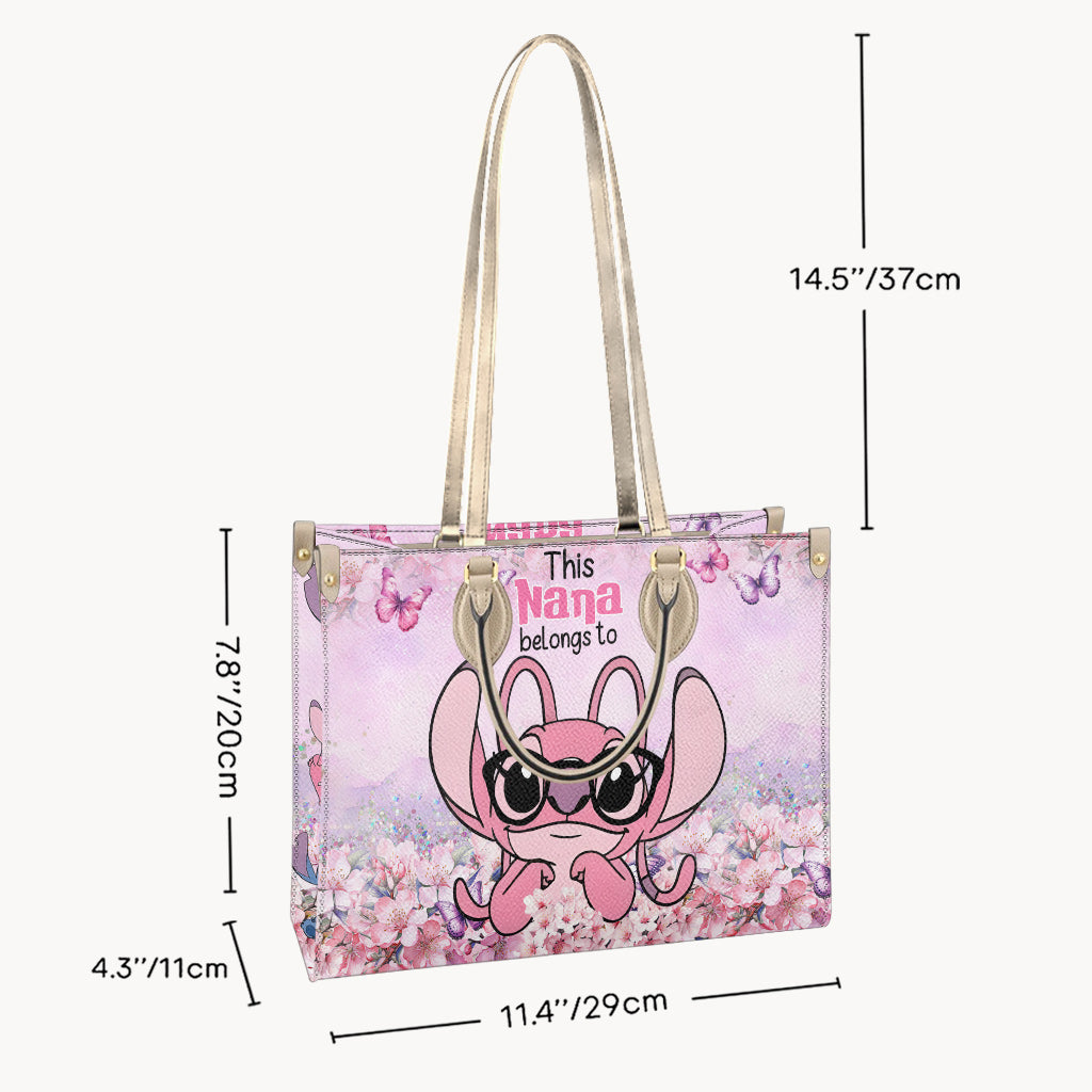 Ohana Forever Family Kids - Personalized Ohana Leather Handbag