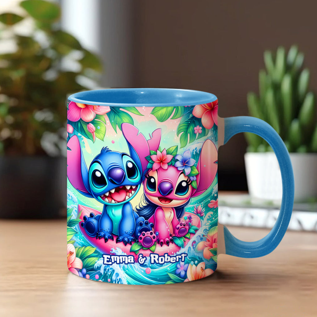 Lovely Couple - Personalized Ohana Accent Mug
