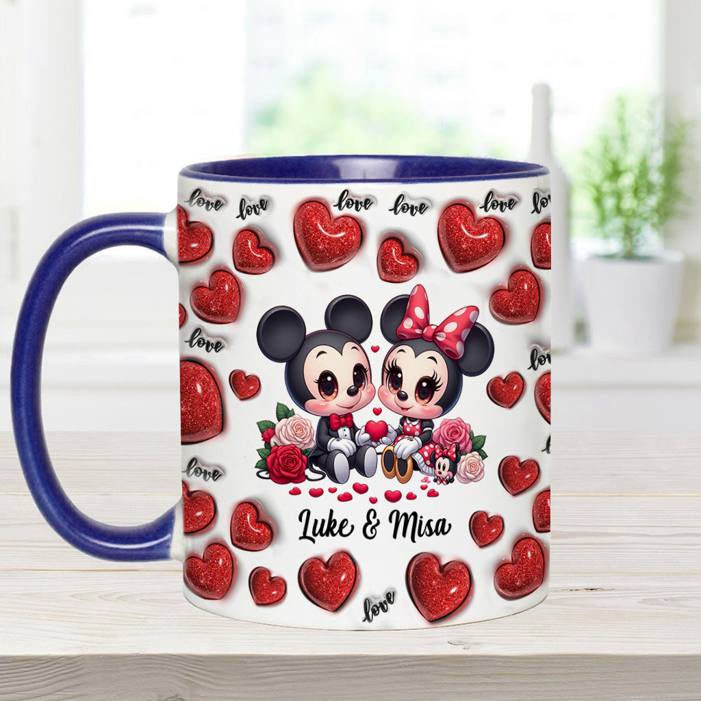 Couple Old School Chola - Personalized Mouse Accent Mug