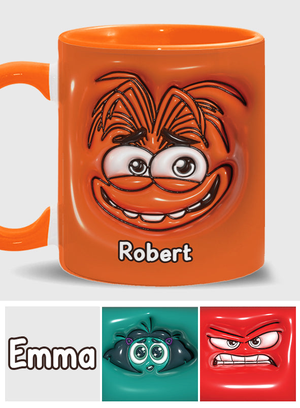 It's Okay To Feel All The Feels - Personalized Accent Mug