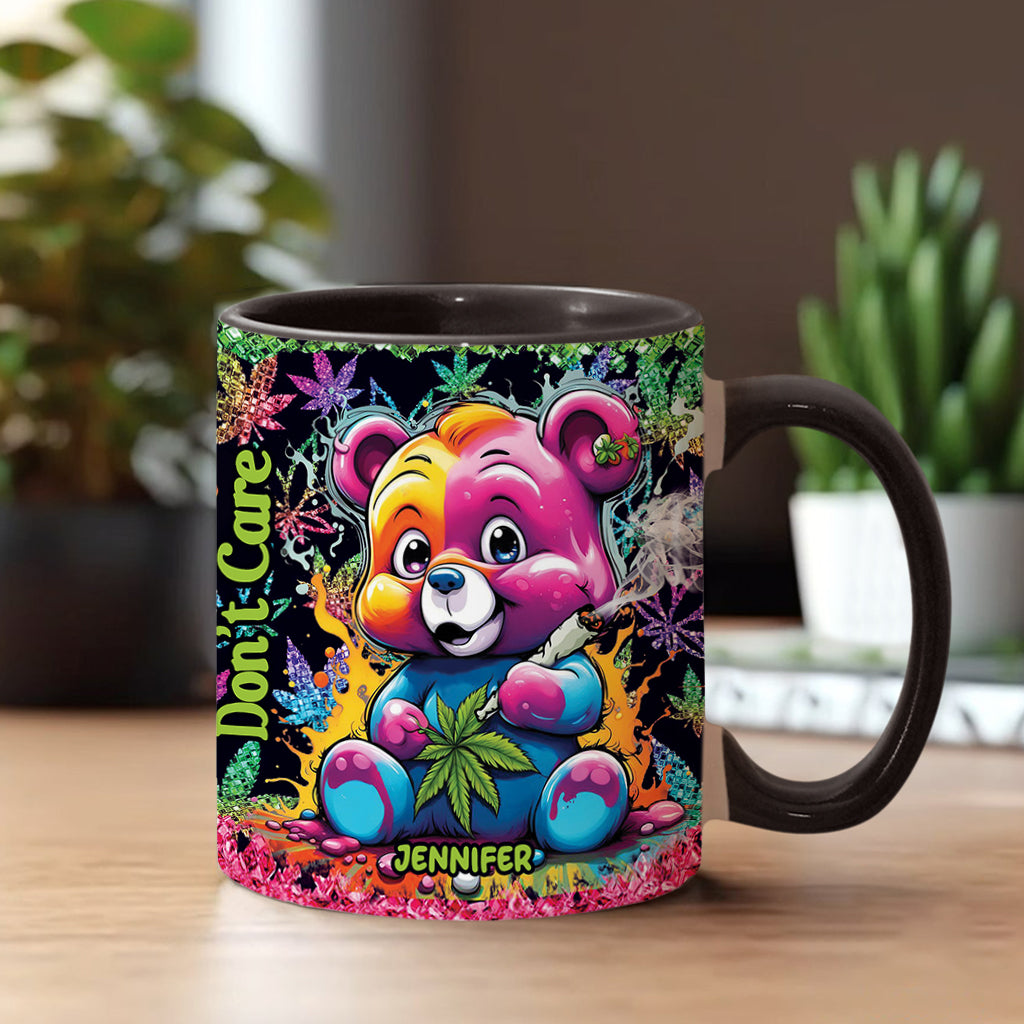 Don't Care Bear - Personalized Weed Accent Mug