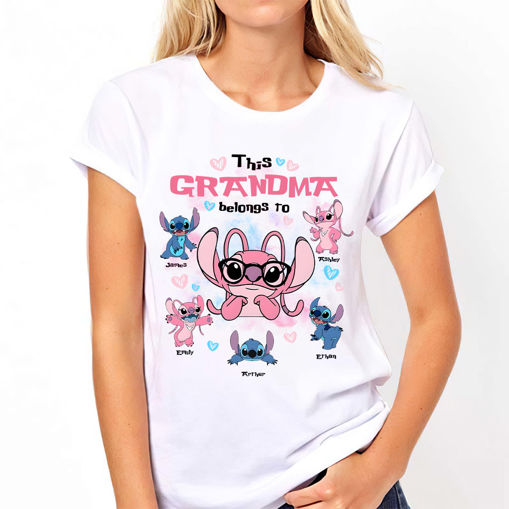 This Grandma Belongs To Custom Any Title - Personalized Mouse T-shirt And Hoodie