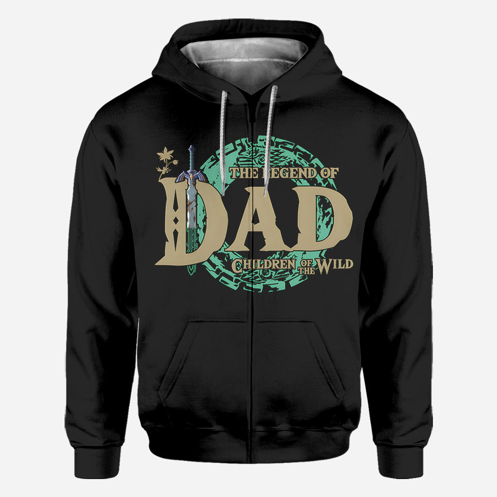 The Legend Of Dad/ Mom/ Nana... - Personalized The Hero's Legend All Over Shirt