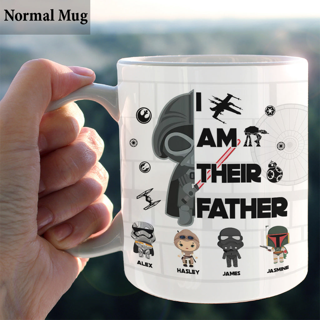 I Am Their Father - Personalized The Force Mug