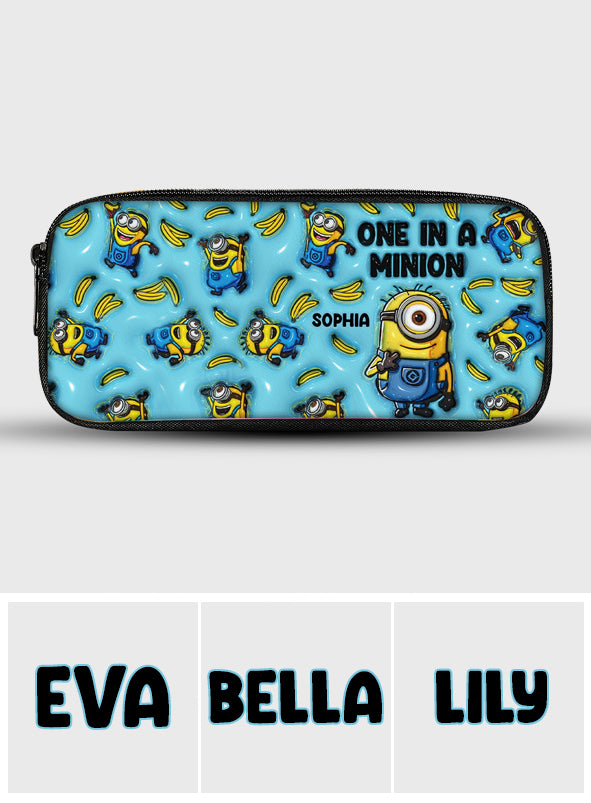 One In A Minion - Personalized Pencil Case
