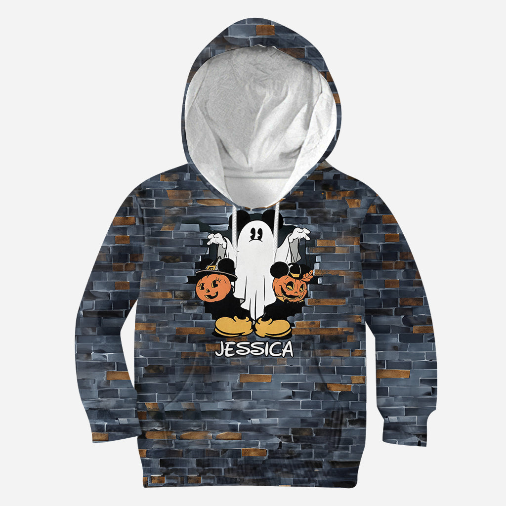 Funny Ghost Mouse - Personalized Mouse All Over Shirt