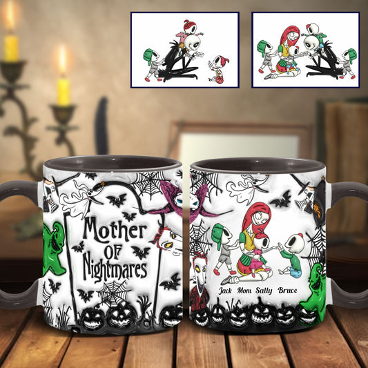 Mother Of Nightmares - Personalized Nightmare Accent Mug