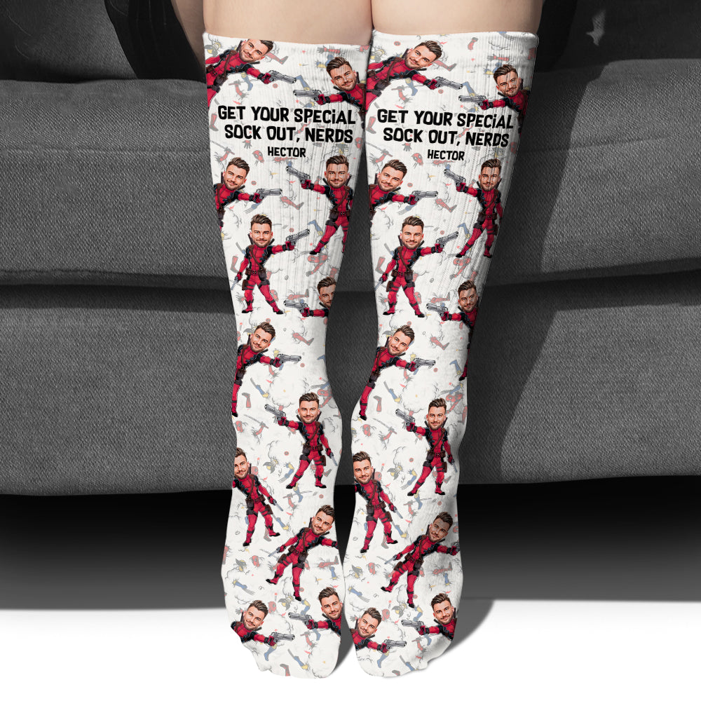 Get Your Special Sock Out, Nerds - Personalized The Psychopath Socks
