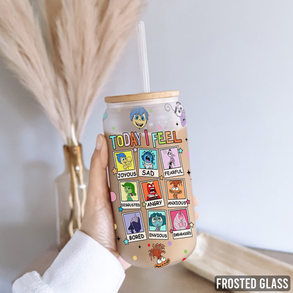 Today I Feel - Personalized Can Glass