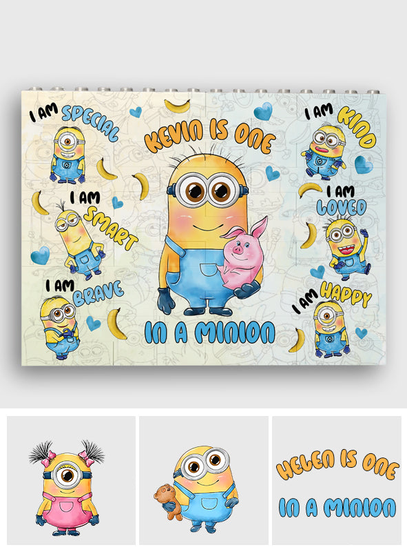 You Are One In A Minion - Personalized One-sided Horizontal Rectangle Building Brick Blocks