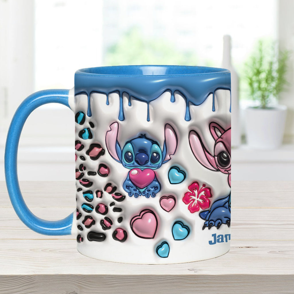 Ohana Love - Personalized Ohana Accent Mug