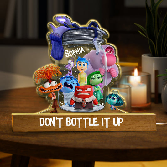 Don't Bottle It Up - Personalized Shaped Led Night Light