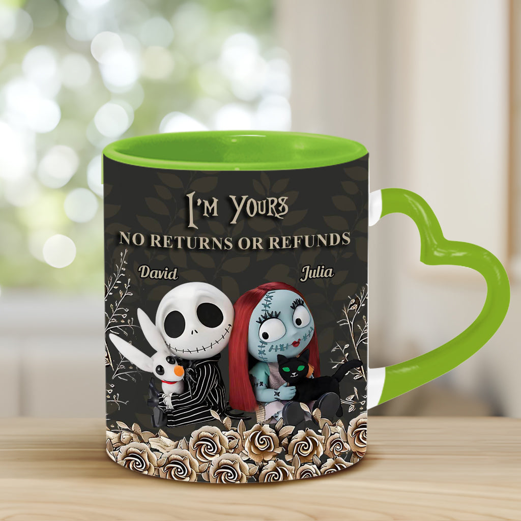 I'm Yours - Personalized Nightmare Heart Handle Mug