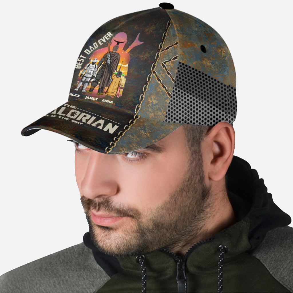 Dadalorian Best Dad Ever - Personalized The Force Classic Cap