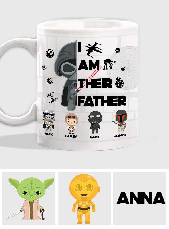 I Am Their Father - Personalized The Force Mug