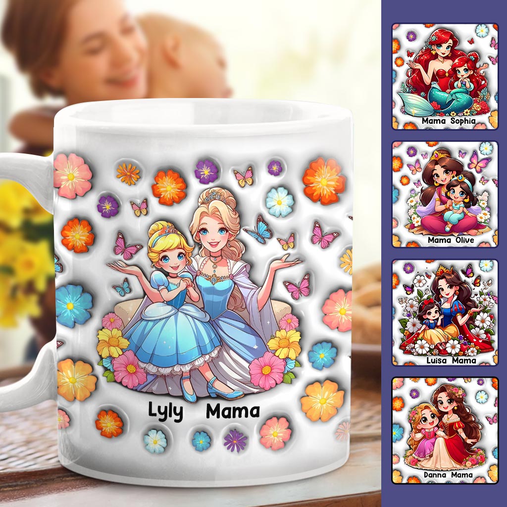 Chicano Royal Mother & Daughter - Personalized Mouse Mug