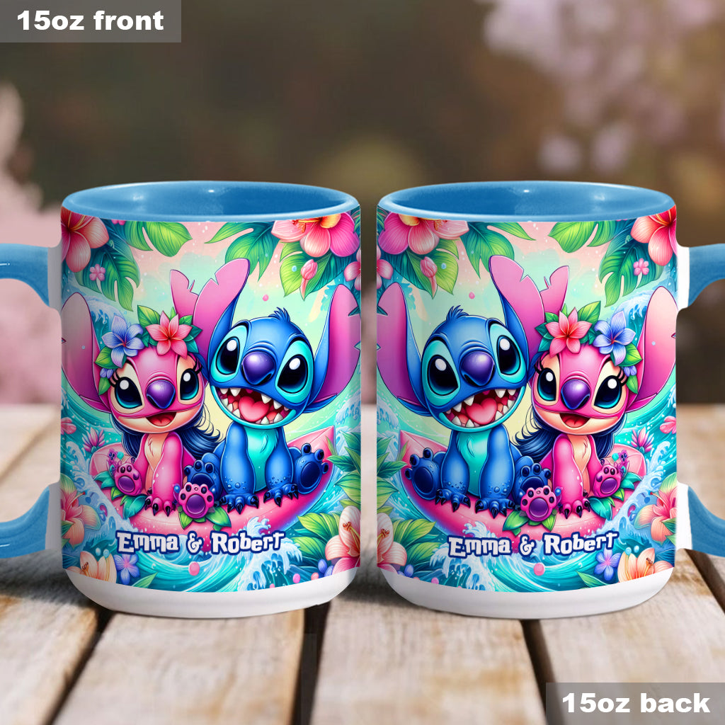 Lovely Couple - Personalized Ohana Accent Mug