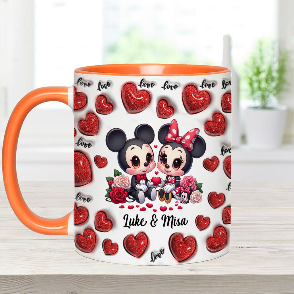 Couple Old School Chola - Personalized Mouse Accent Mug