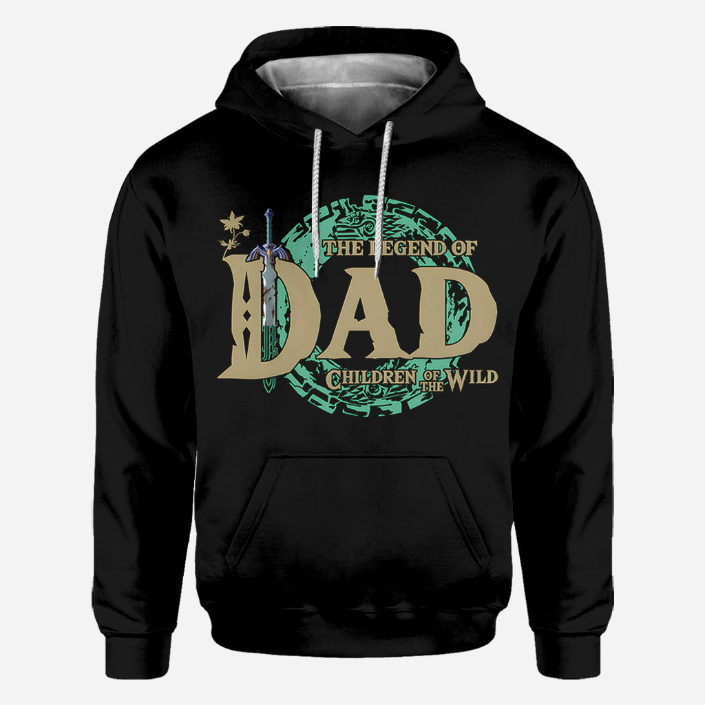 The Legend Of Dad/ Mom/ Nana... - Personalized The Hero's Legend All Over Shirt