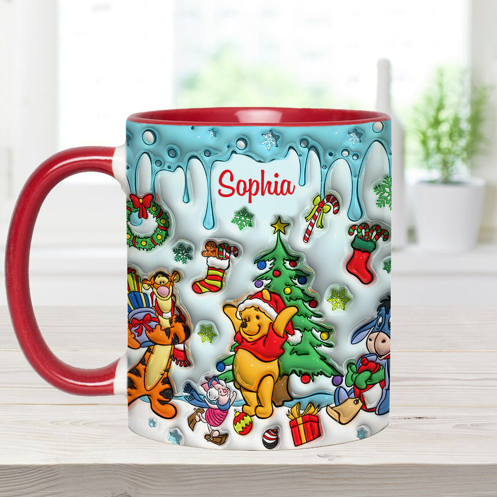 Merry Christmas - Personalized Mouse Accent Mug
