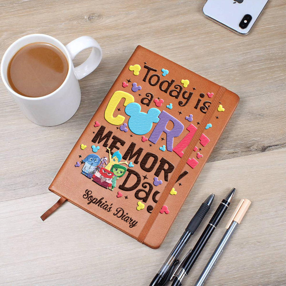 Today Is A Core Memory Day - Personalized Leather Journal