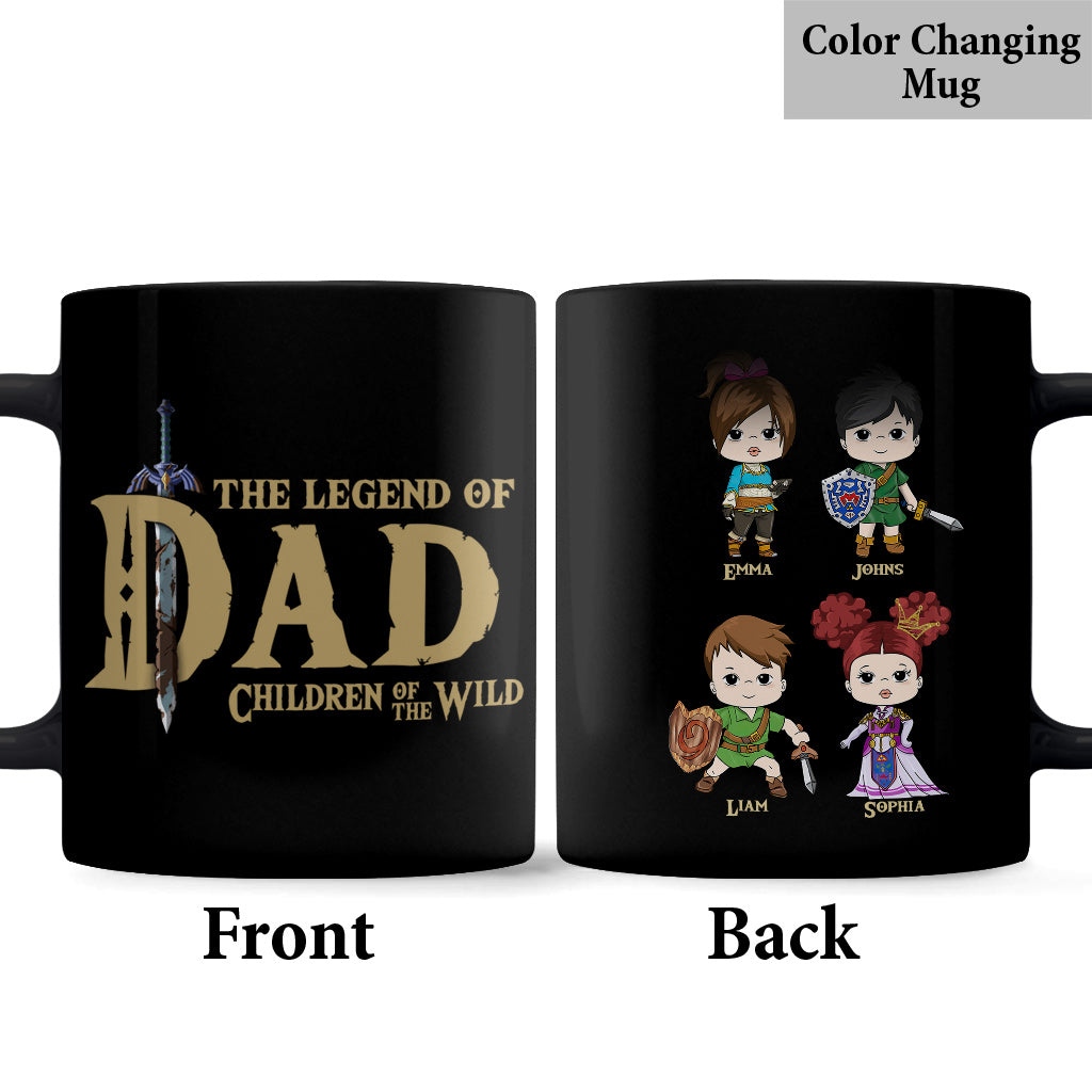 Dad The Legend Of Dad Any Title - Personalized The Adventurer Mug