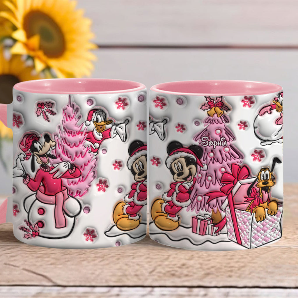 Let It Snow - Personalized Mouse Accent Mug