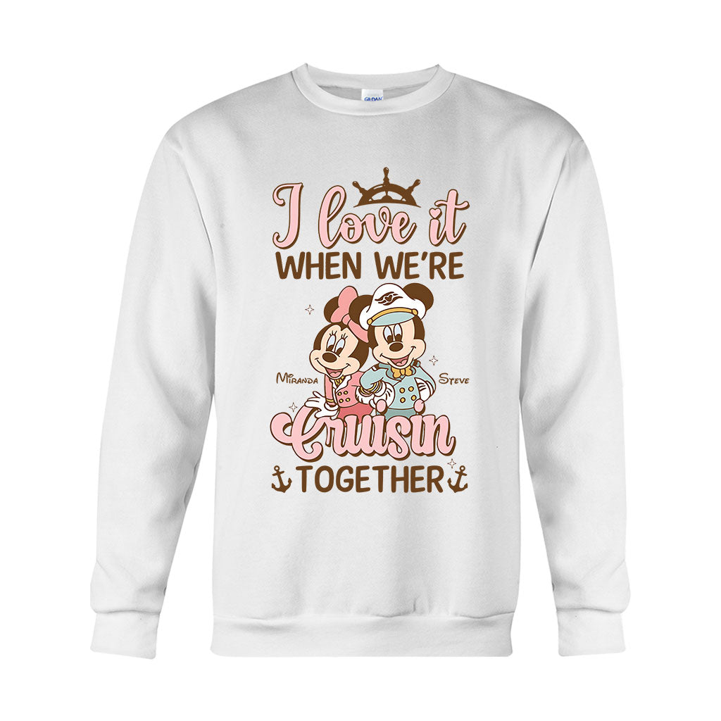 Love It When We're Cruisin Together - Personalized Cruising T-shirt And Hoodie