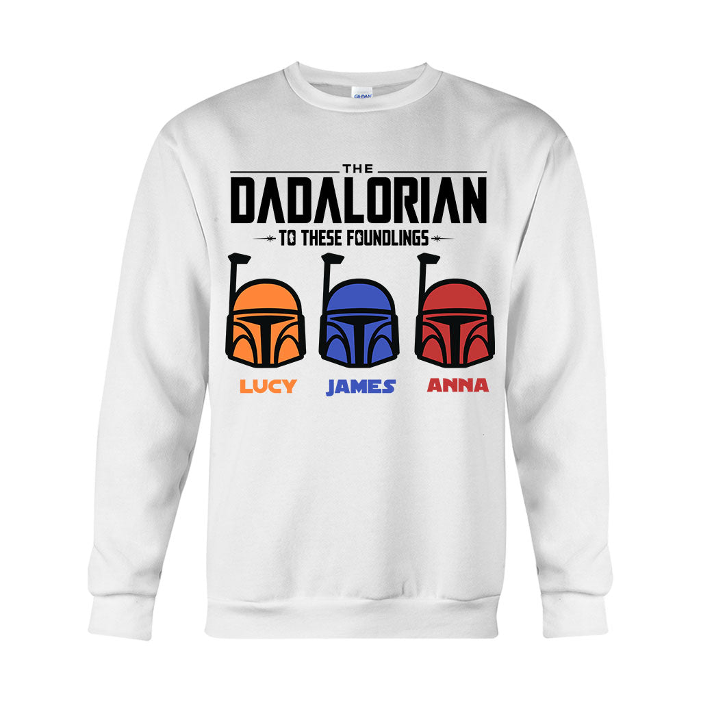 The Dadalorian Mamalorian To These Foundlings - Personalized The Force T-shirt And Hoodie