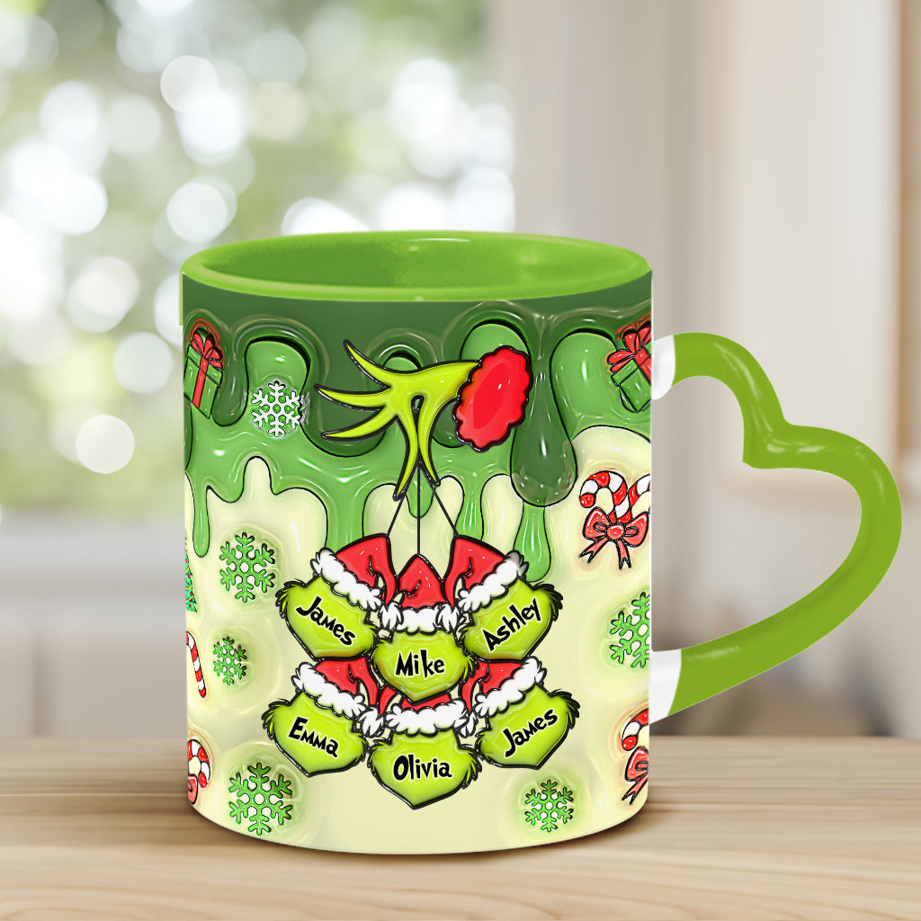 Stink Stank Stunk Mama Any Title - Personalized Mother Heart Handle Mug