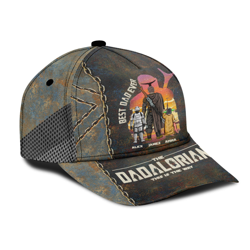 Dadalorian Best Dad Ever - Personalized The Force Classic Cap