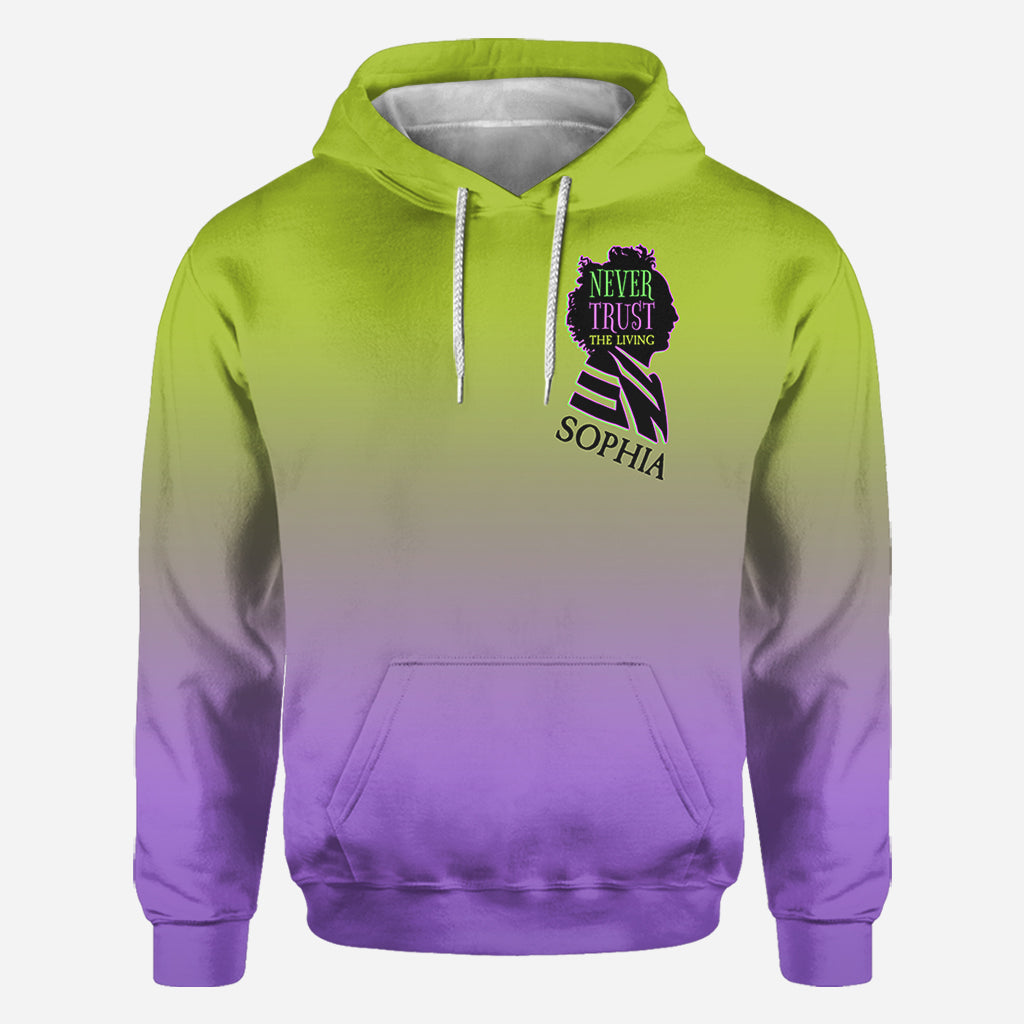 Never Trust The Living - Personalized All Over Shirt